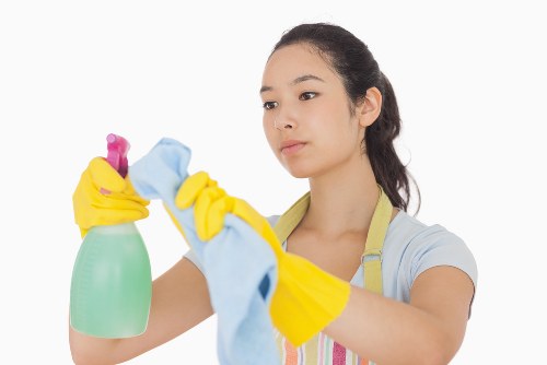 Professional cleaning of a shared lobby in Barnet