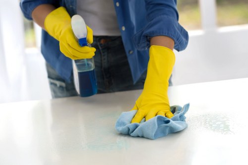 Waste handling and disposal compliance for cleaning service